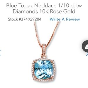 Sophia Vergara Topaz necklace